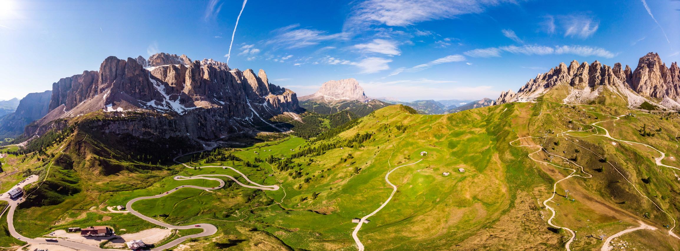 치르-발가르데나 트레킹  Cirspitzen and passo di Val Gardena