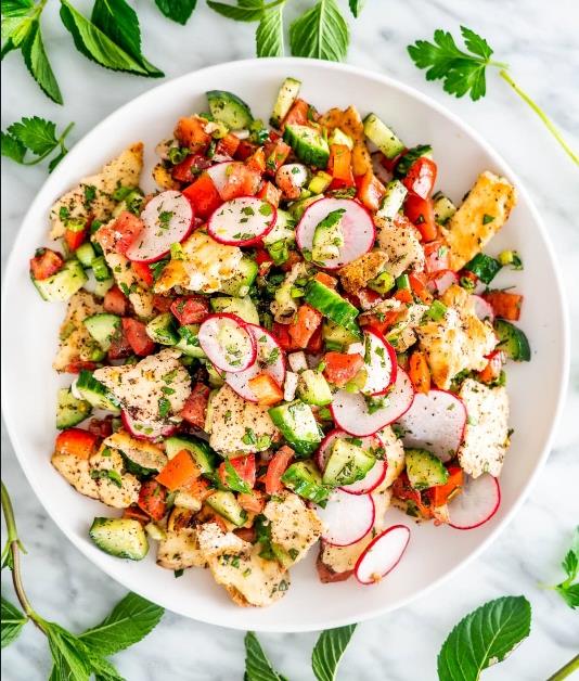 파투쉬 샐러드  Fattoush salad