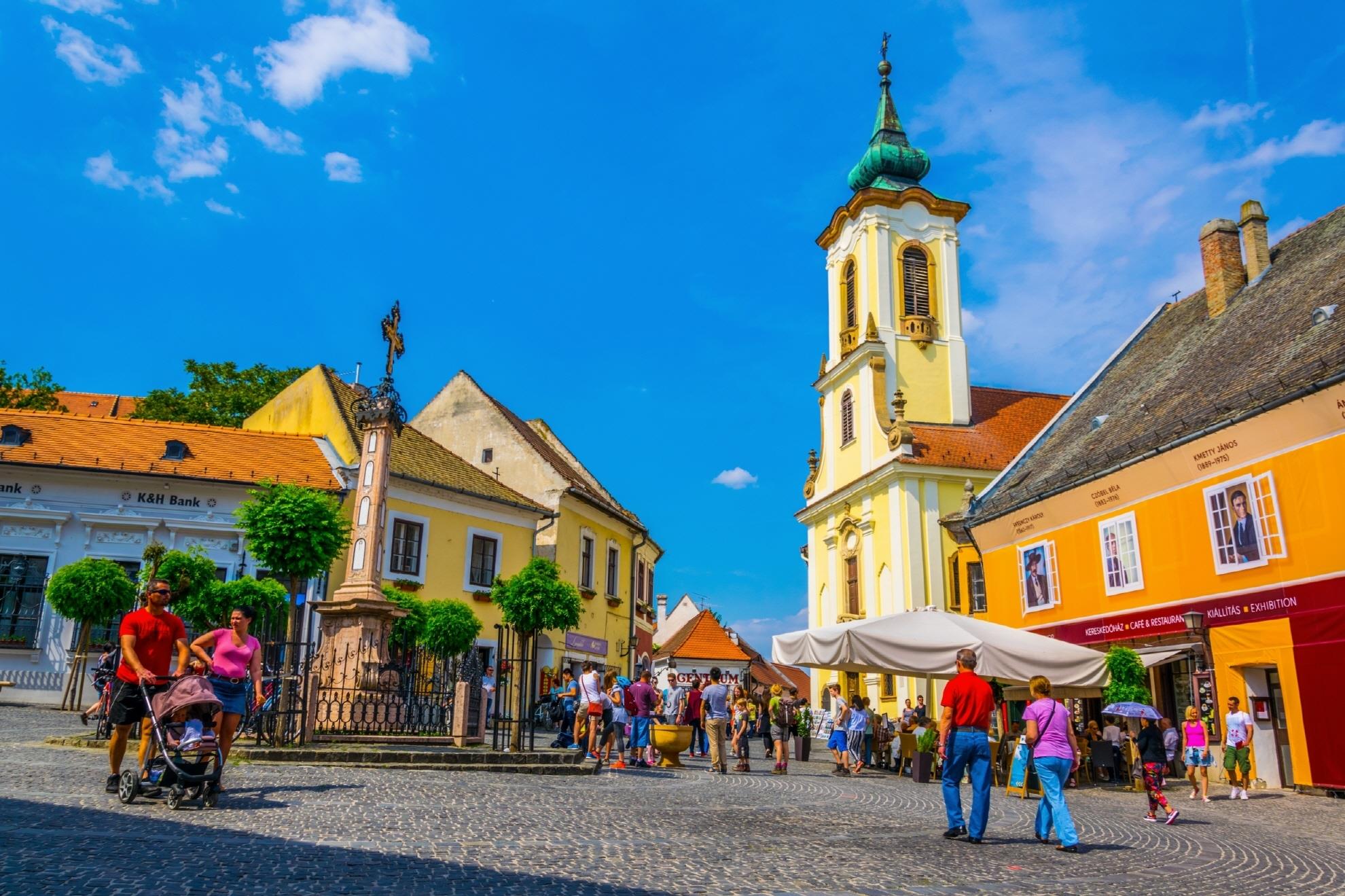 중앙광장  Szentendre downtown Main square