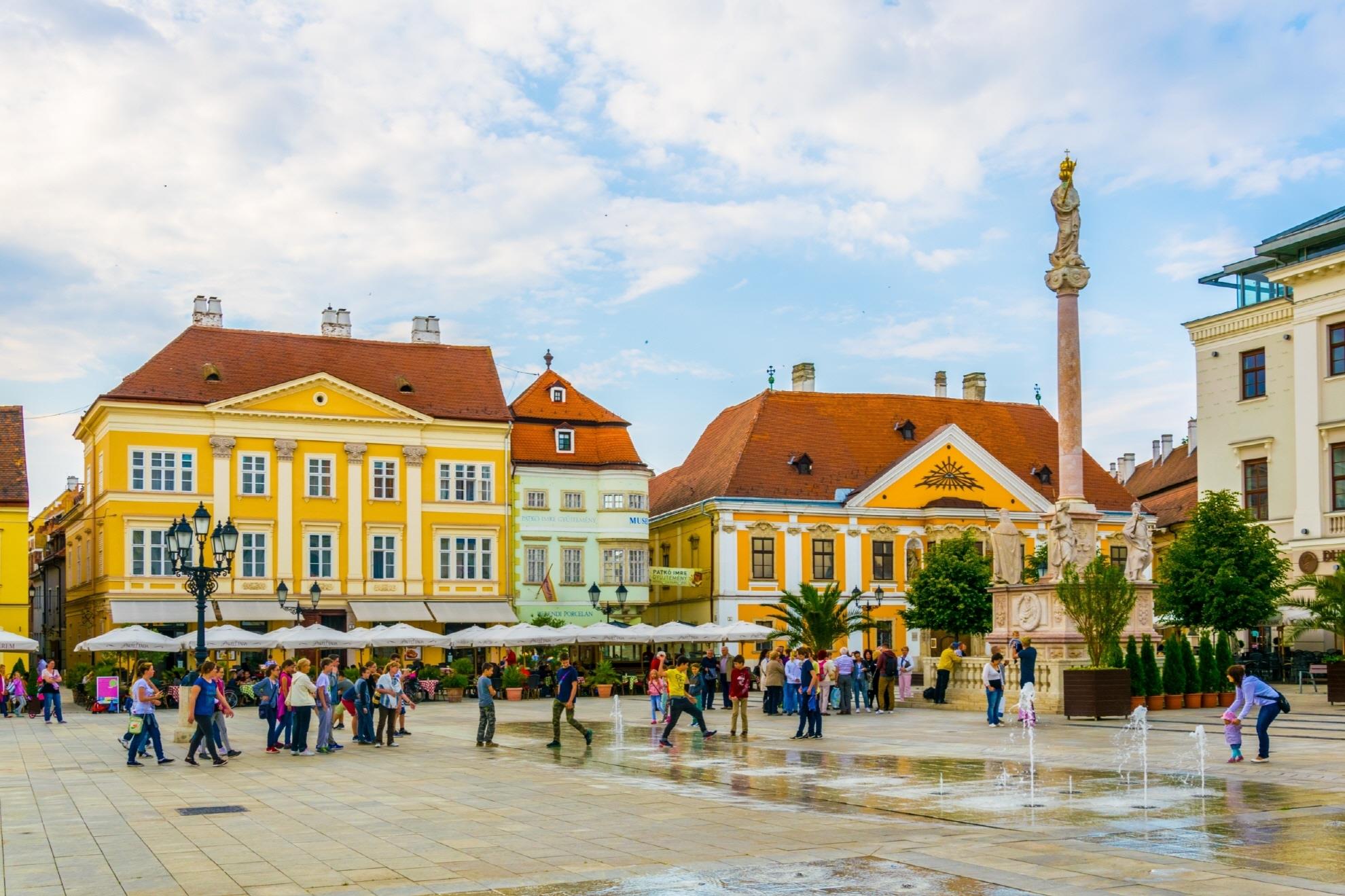 기요르 세체니광장  Gyor szechenyi square