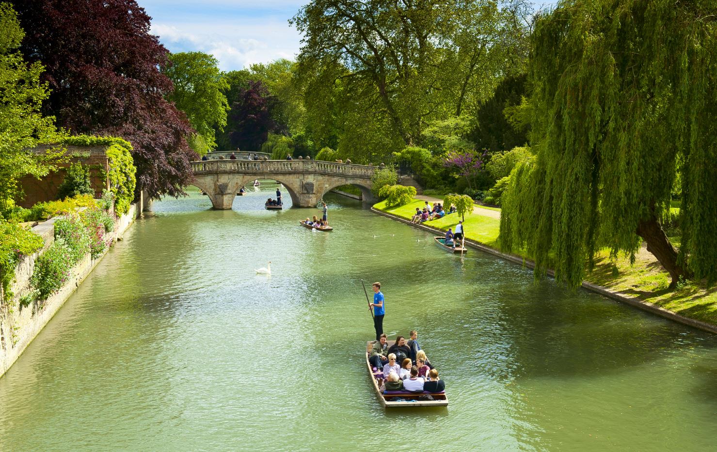 펀팅투어  Punting in Cambridge