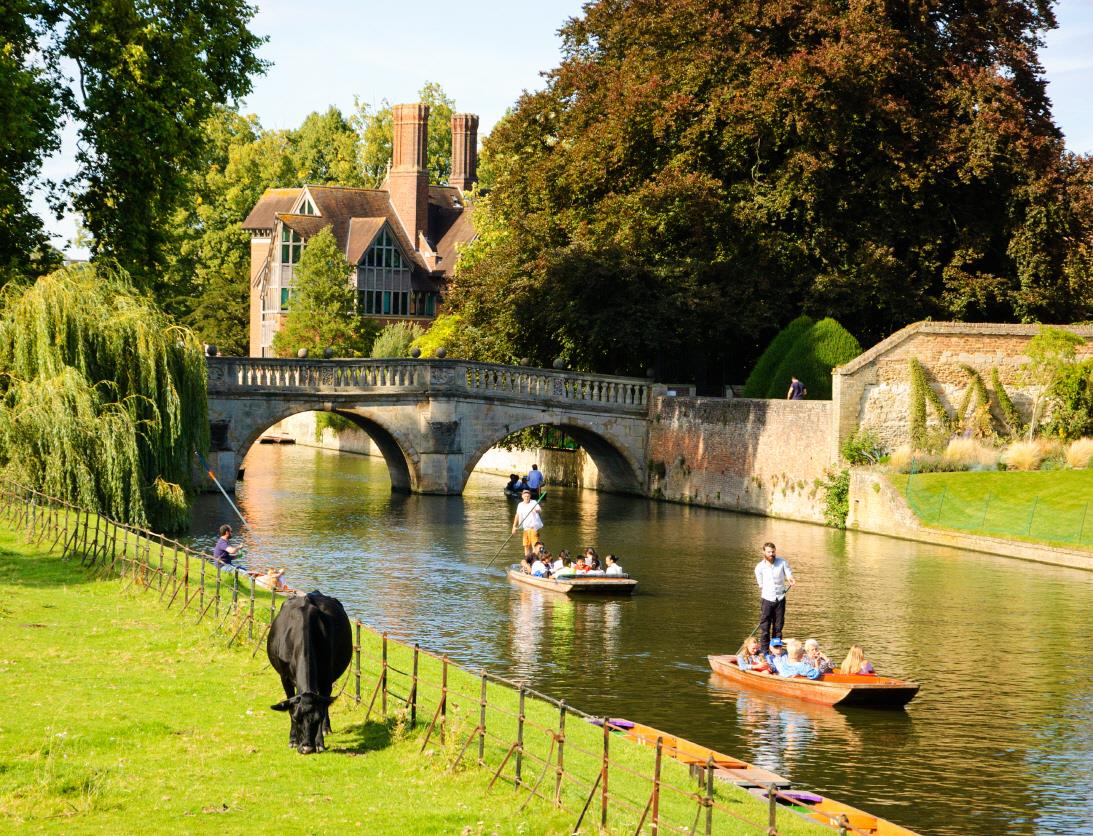 펀팅투어  Punting in Cambridge