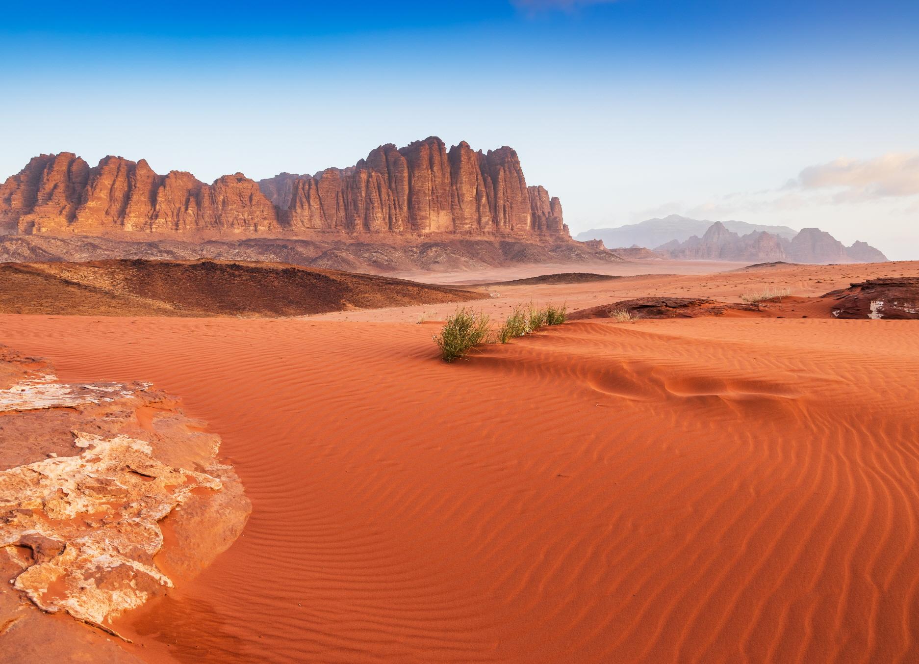 와디럼 지역  Wadi Rum