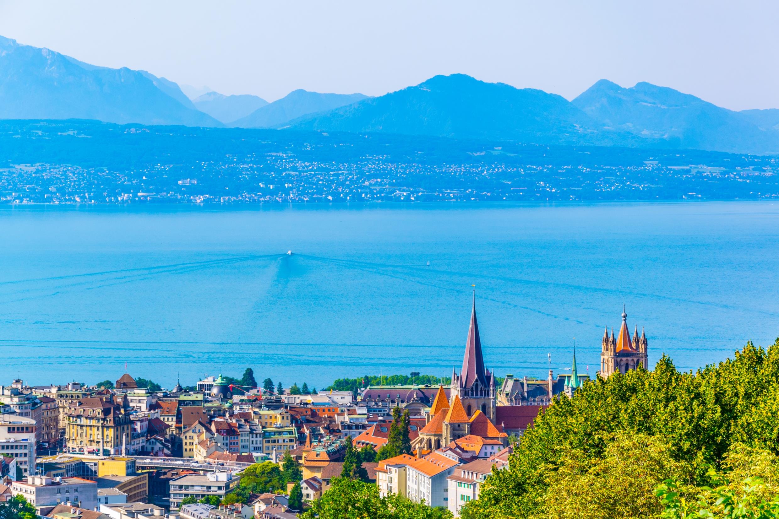 레만 호수  lake Leman