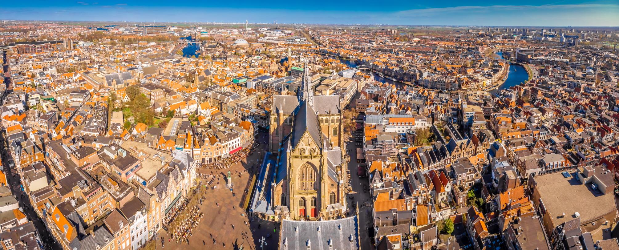 마르크트 광장과 성 바보 교회  Grote Markt and Saint Bavo church