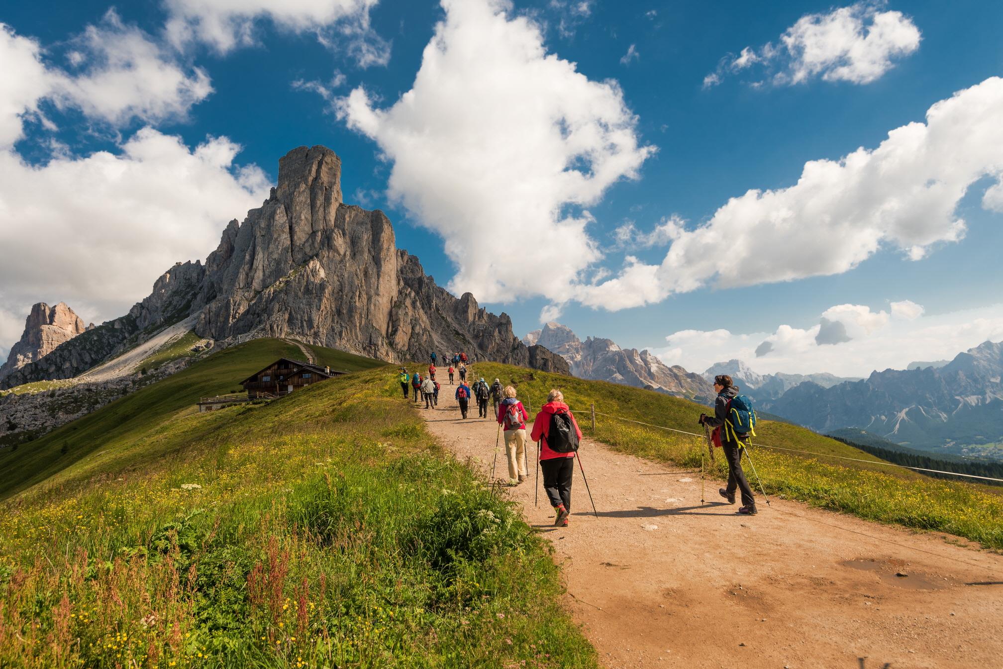 사쏘룽고 산등성 트레킹  Sassolungo ridge trekking