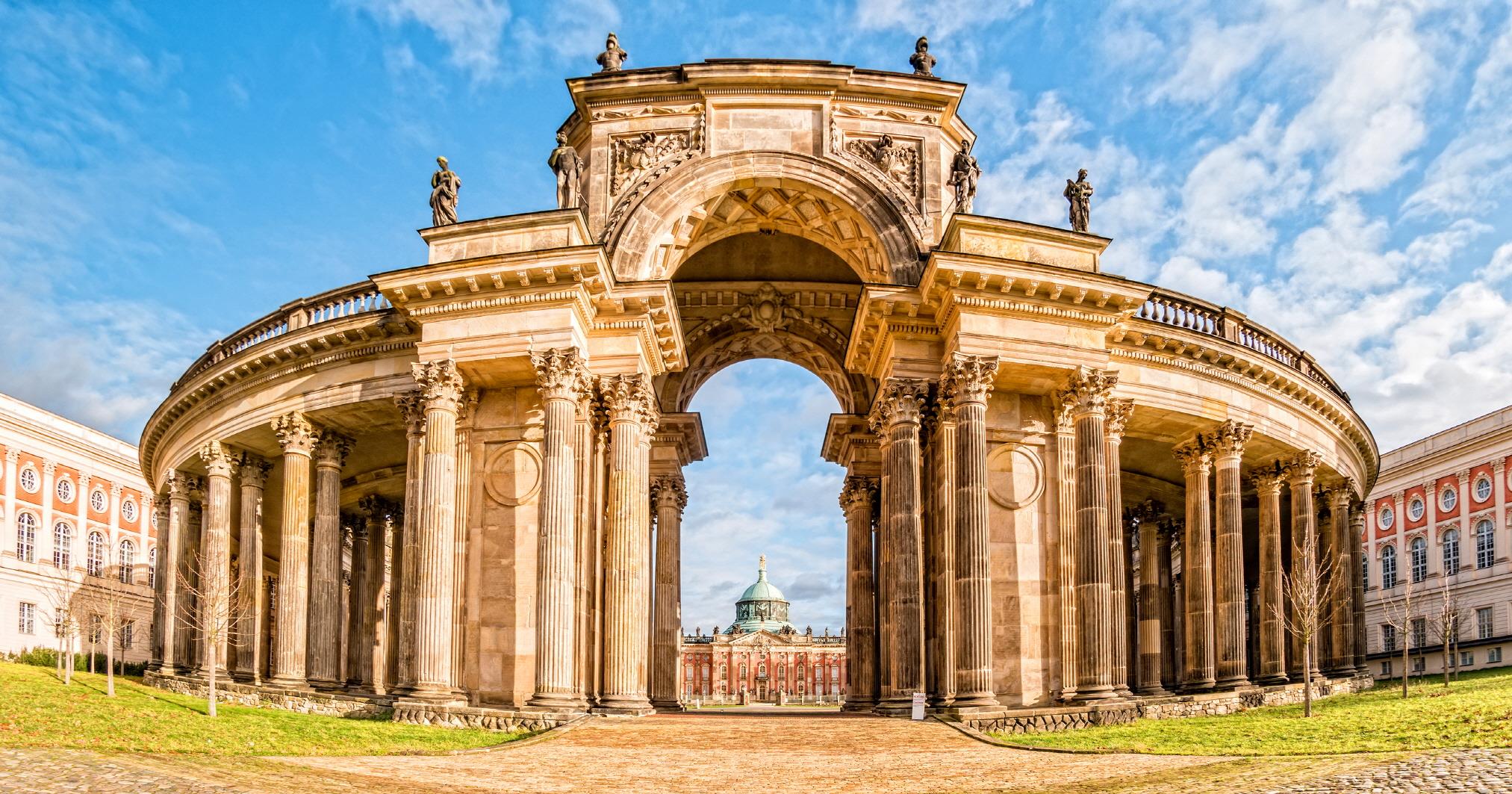 상수시 신궁전  Neues Palais in Sanssouci park