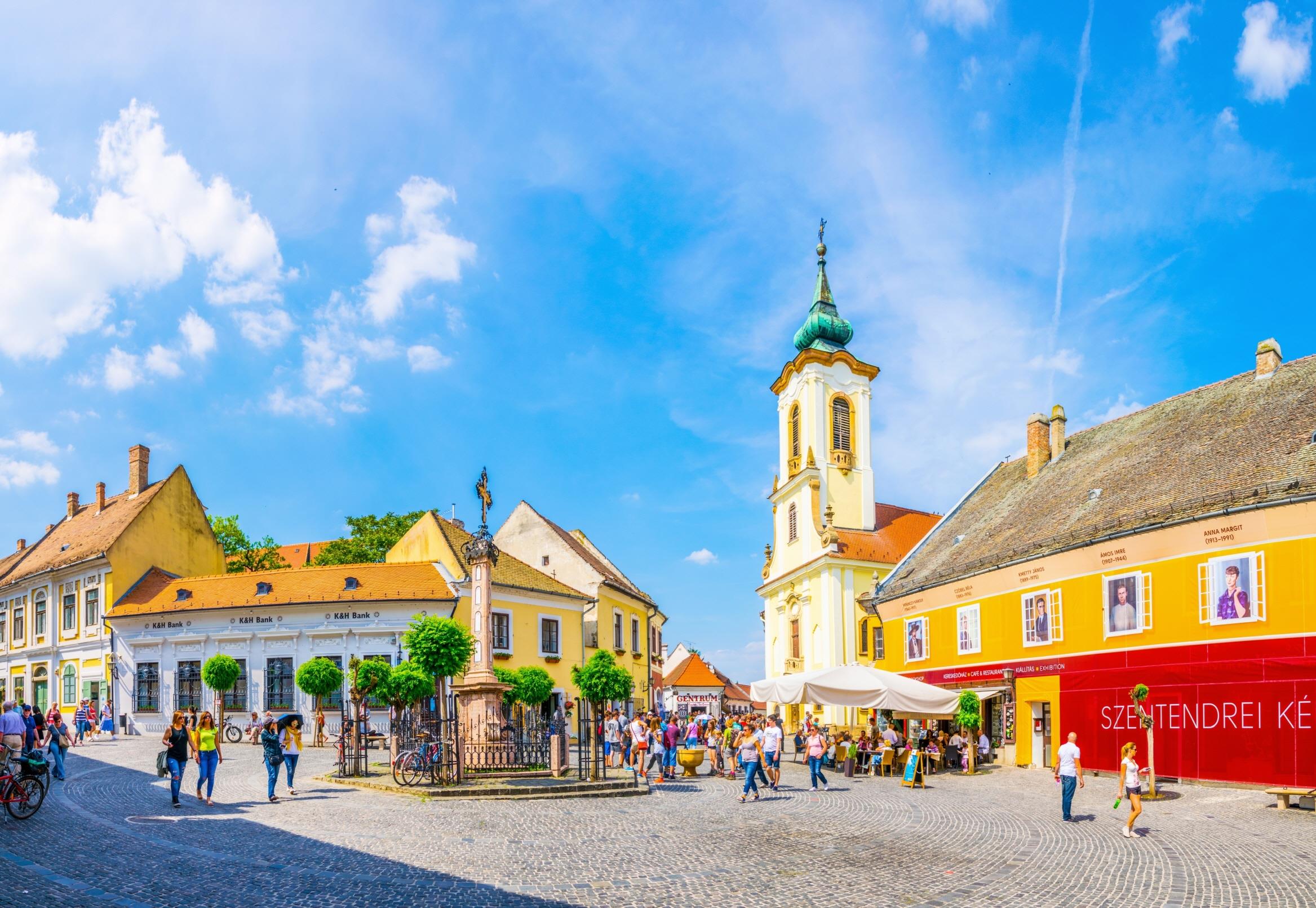 중앙광장  Szentendre downtown Main square