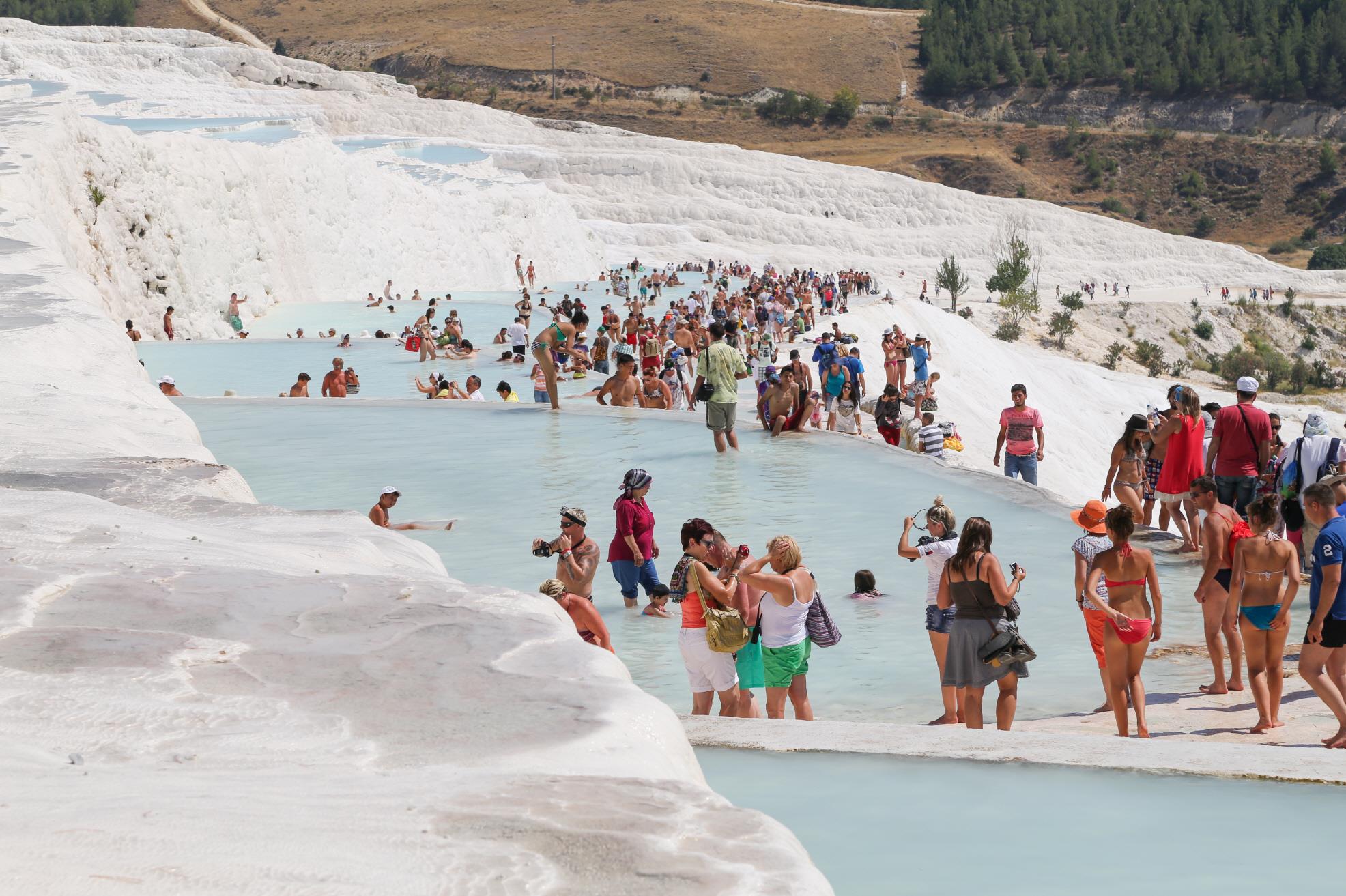 노천온천  Travertines of Pamukkale