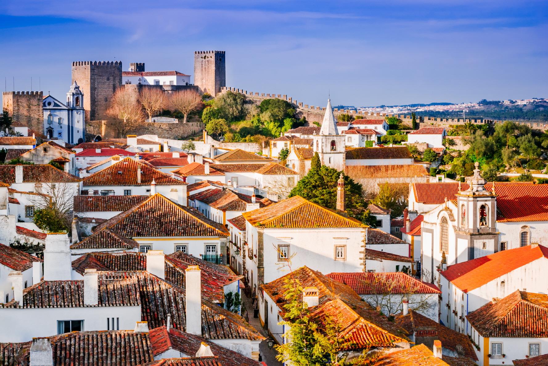 오비두스 시내  Obidos