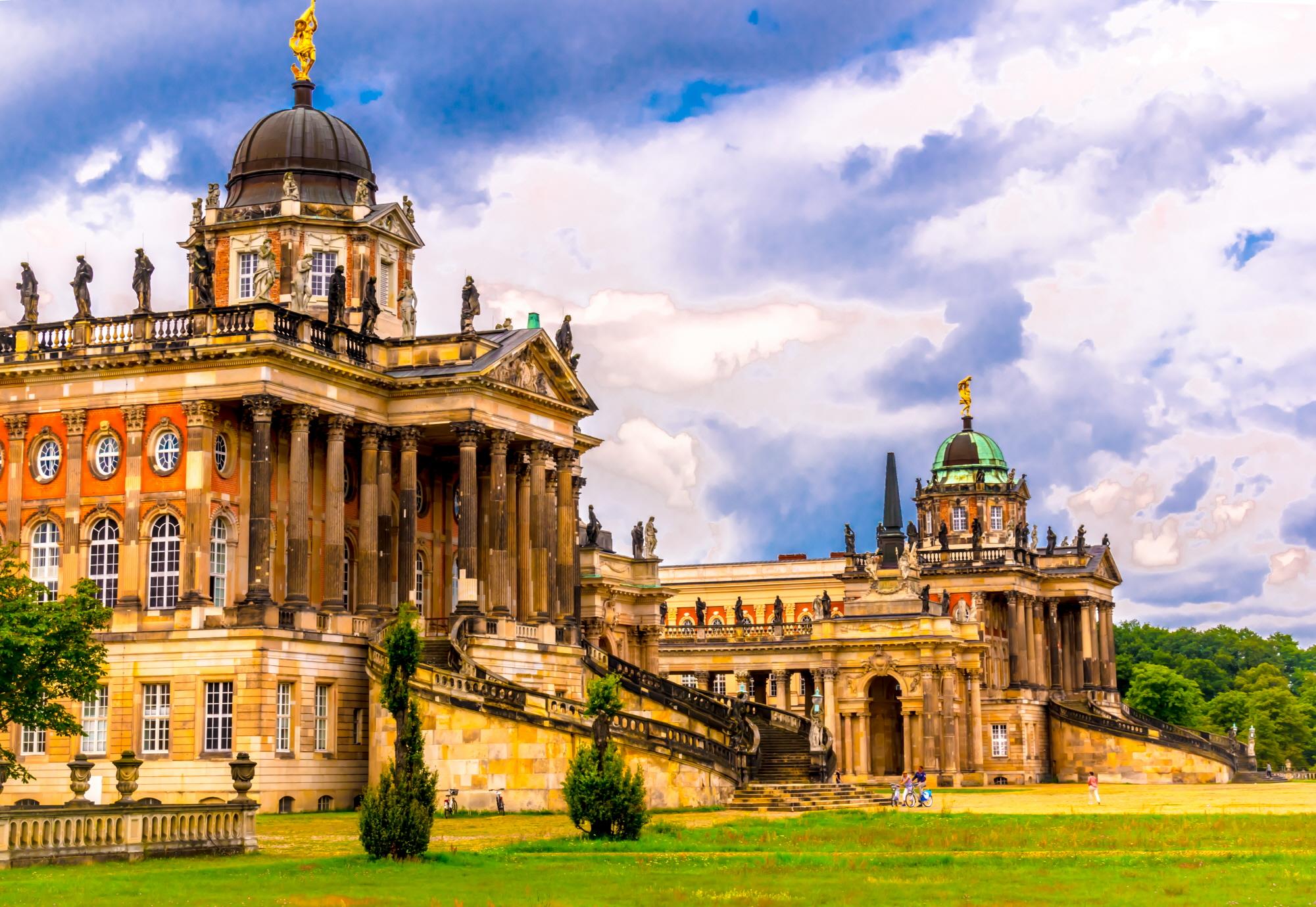 상수시 신궁전  Neues Palais in Sanssouci park