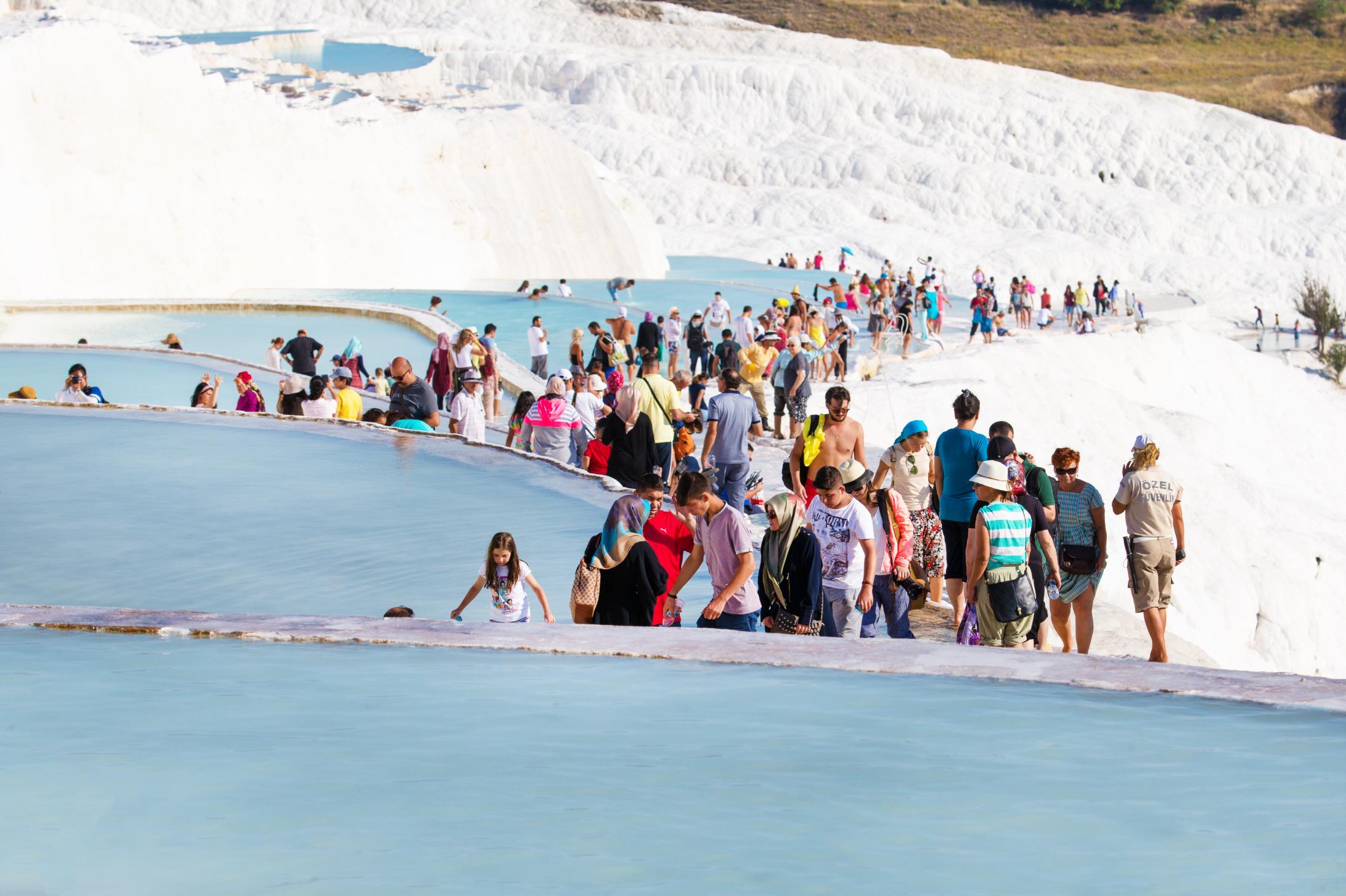 노천온천  Travertines of Pamukkale