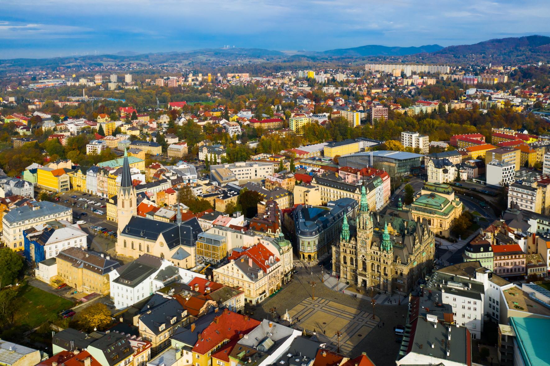 리베레츠 시내  Liberec