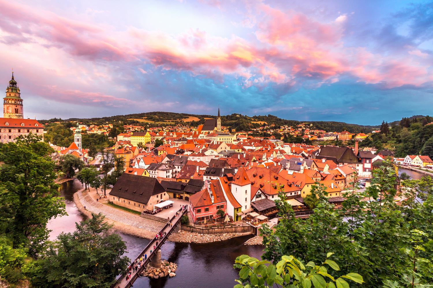 체스키 크롬로프 시내  CESKY KRUMLOV