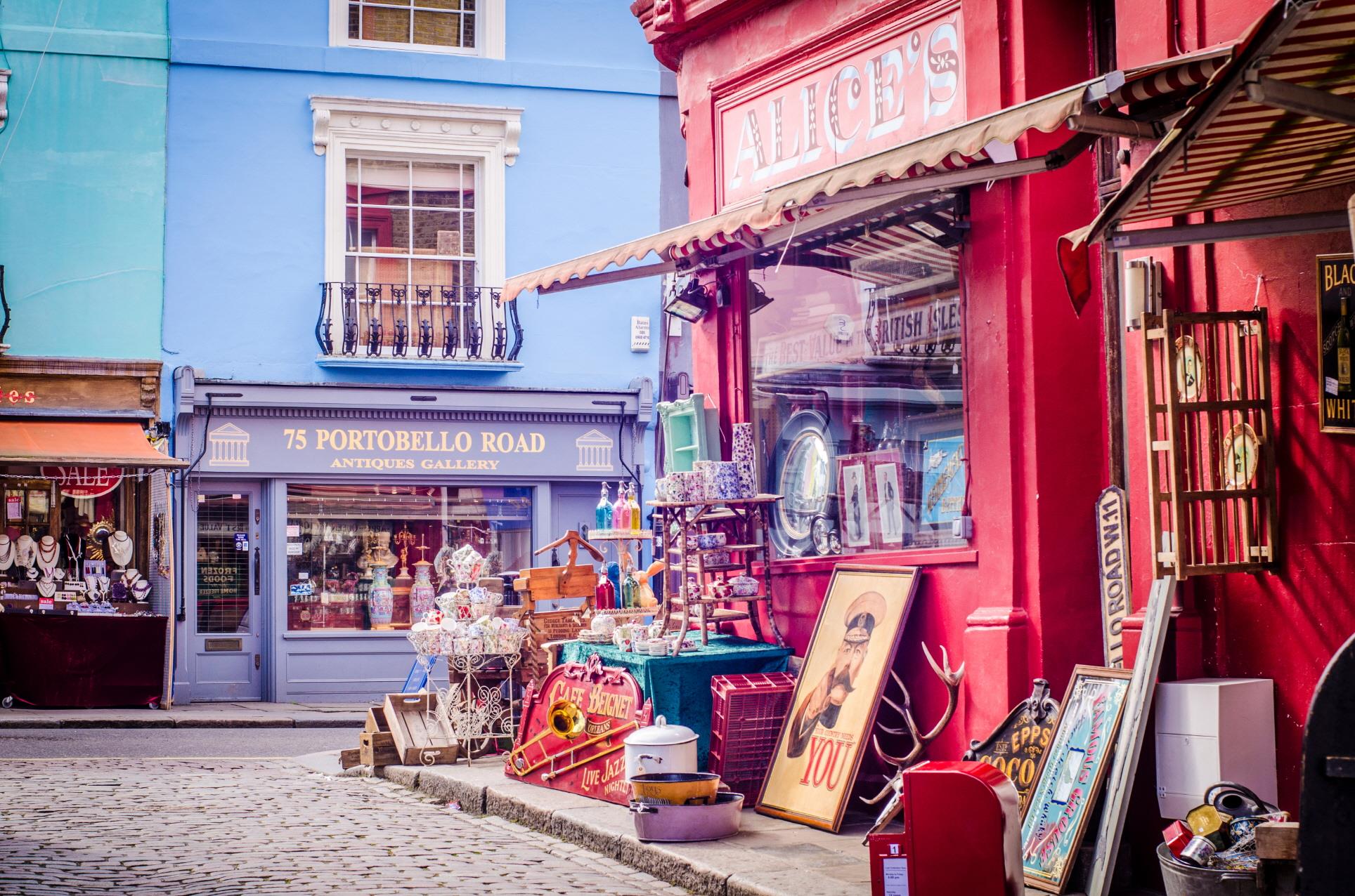 포토벨로 마켓  Notting Hill - Portobello Market