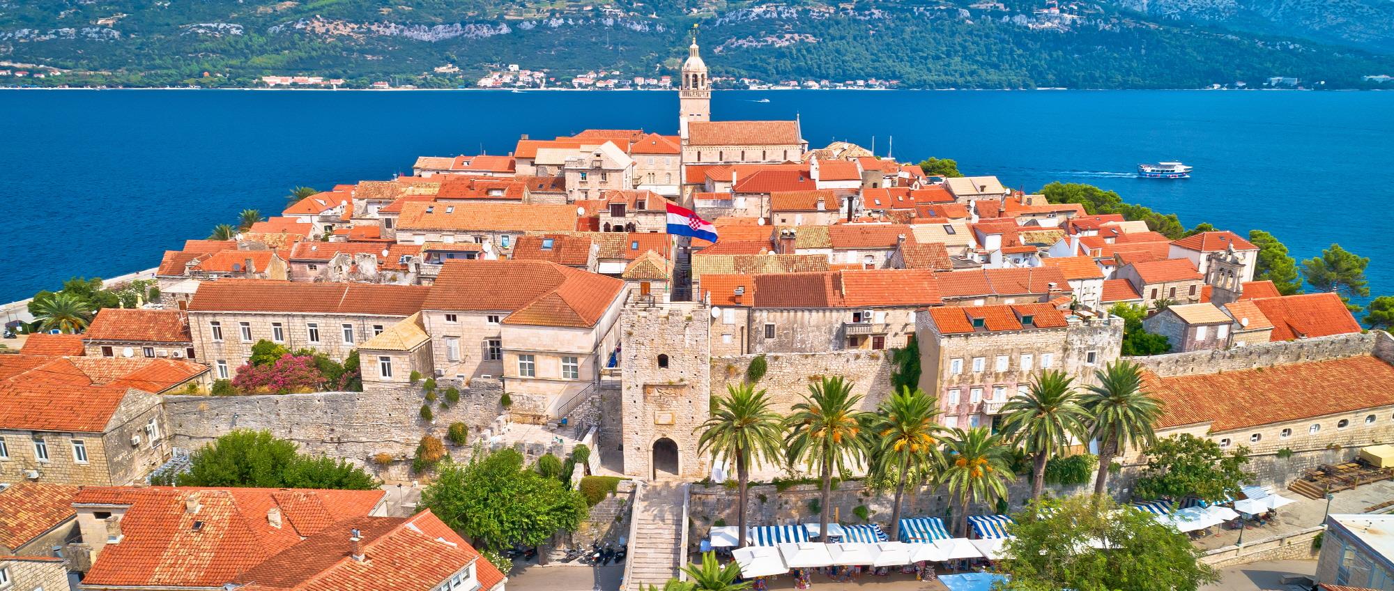 코르출라 타워게이트  Korcula tower of sea gate