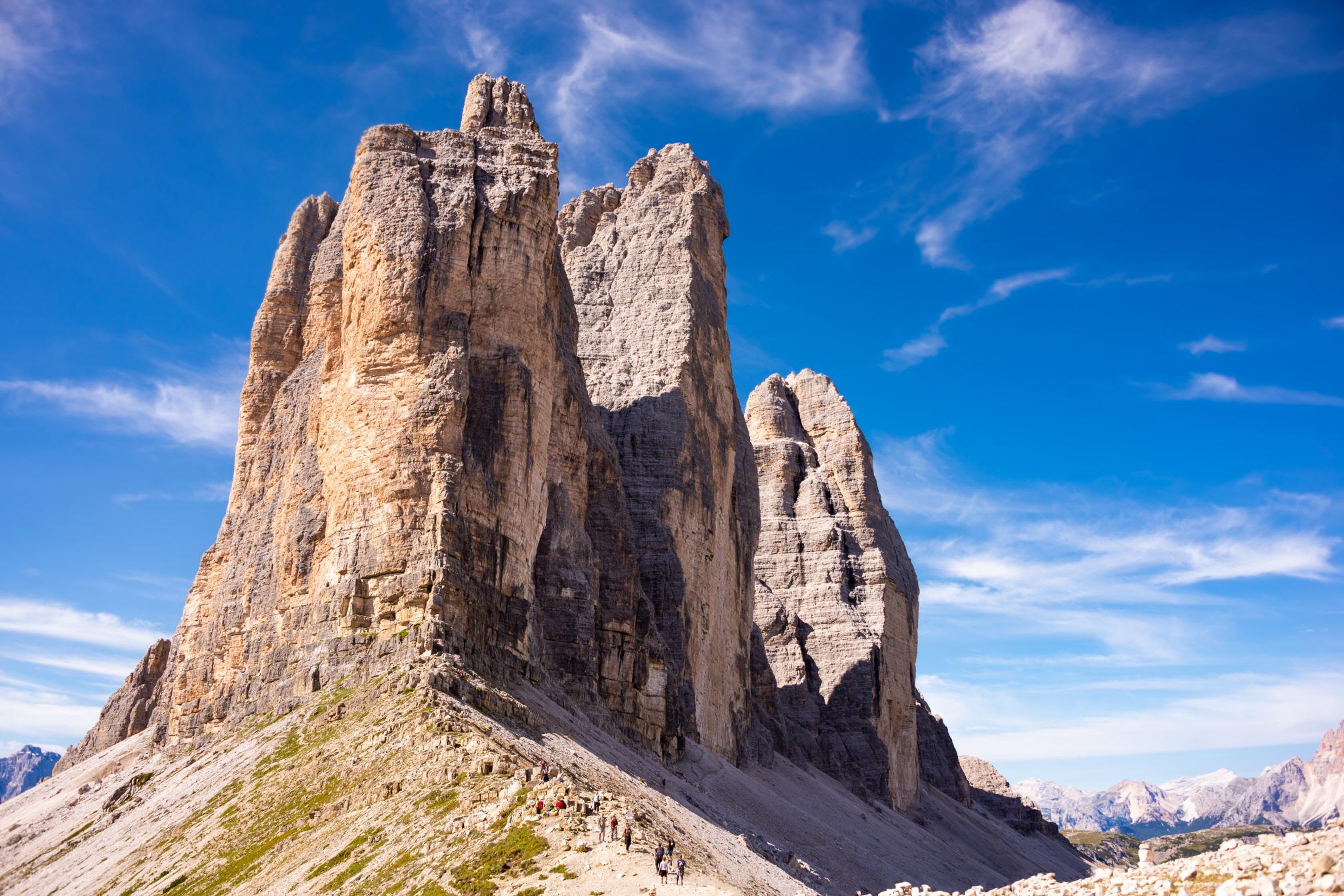 트레치메 디 라바레도 산  Tre Cime di Lavaredo