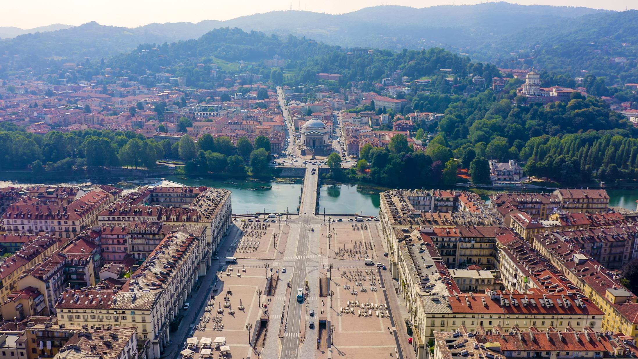 토리노 비토리오 베네토 광장  Piazza Vittorio Veneto