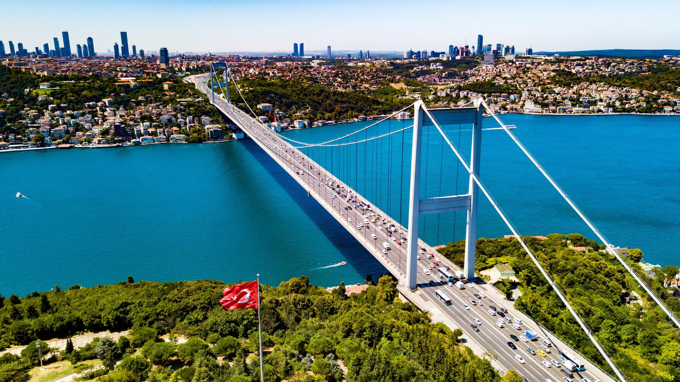 보스포러스 대교와 해협  Bosphorus Strait Bridge