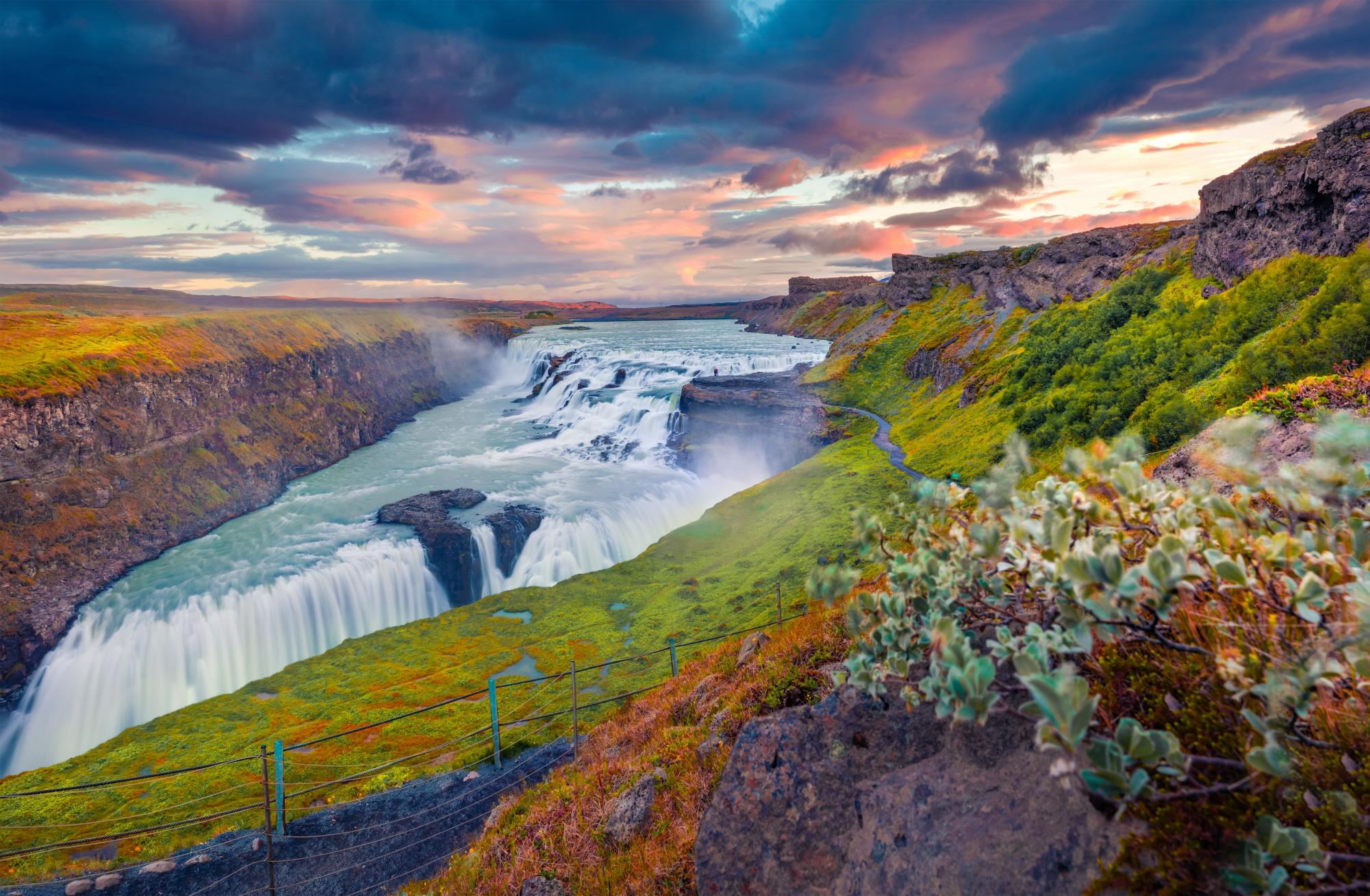 굴포스 폭포  Gullfoss