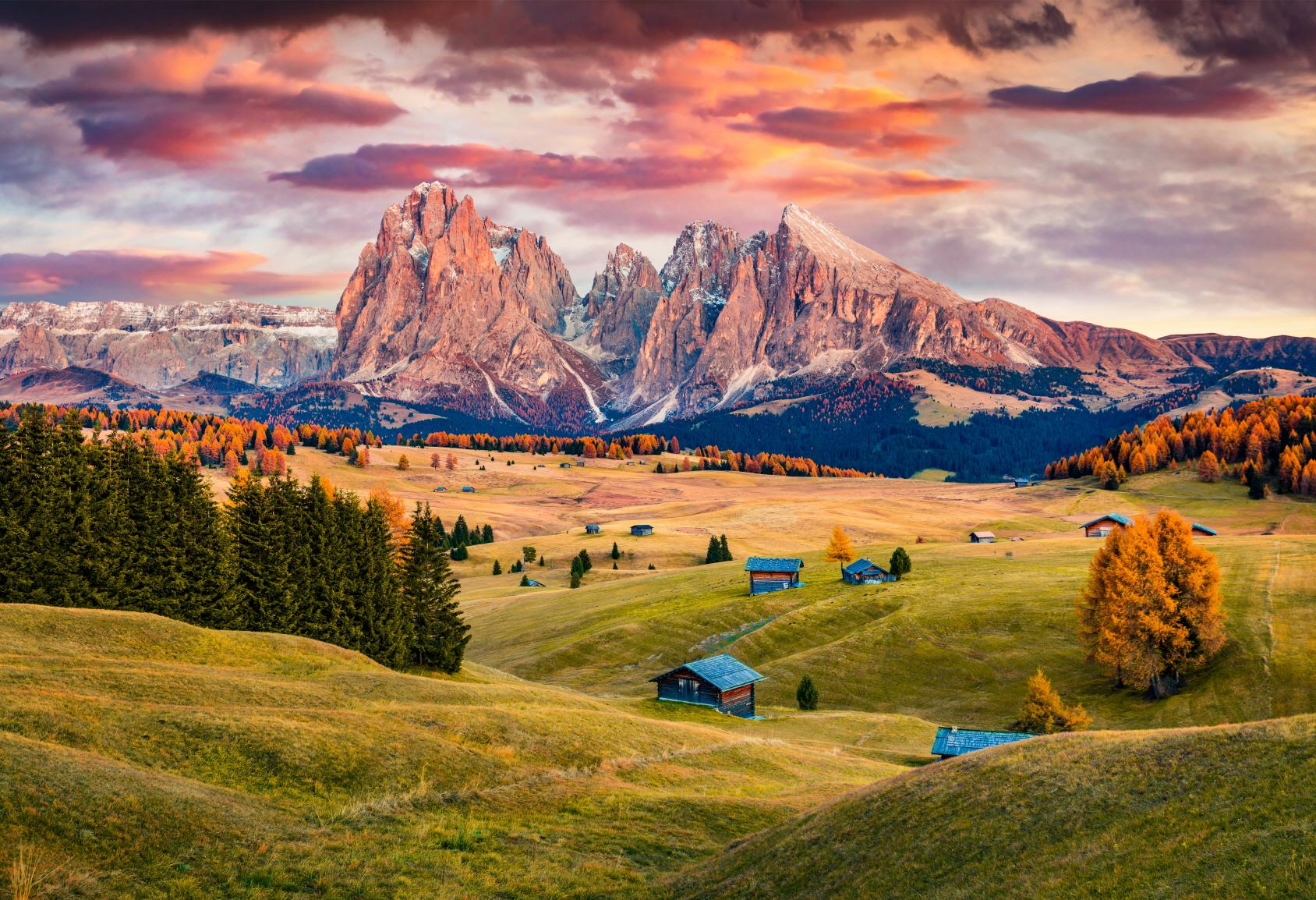 알페 디 시우시 트레킹  Alpe di Siusi trekking