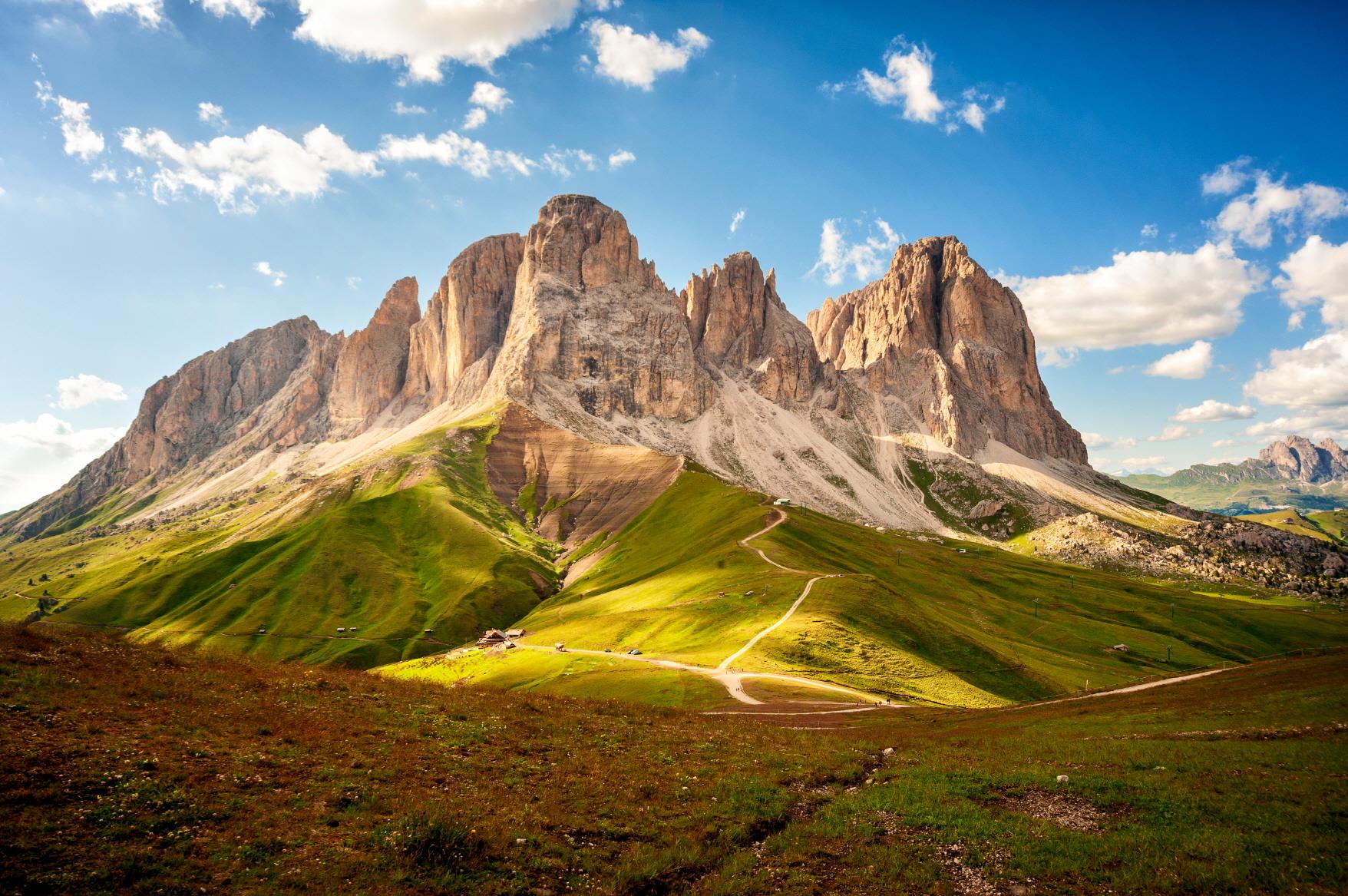 파소 디 발 가르데나  passo di Val Gardena