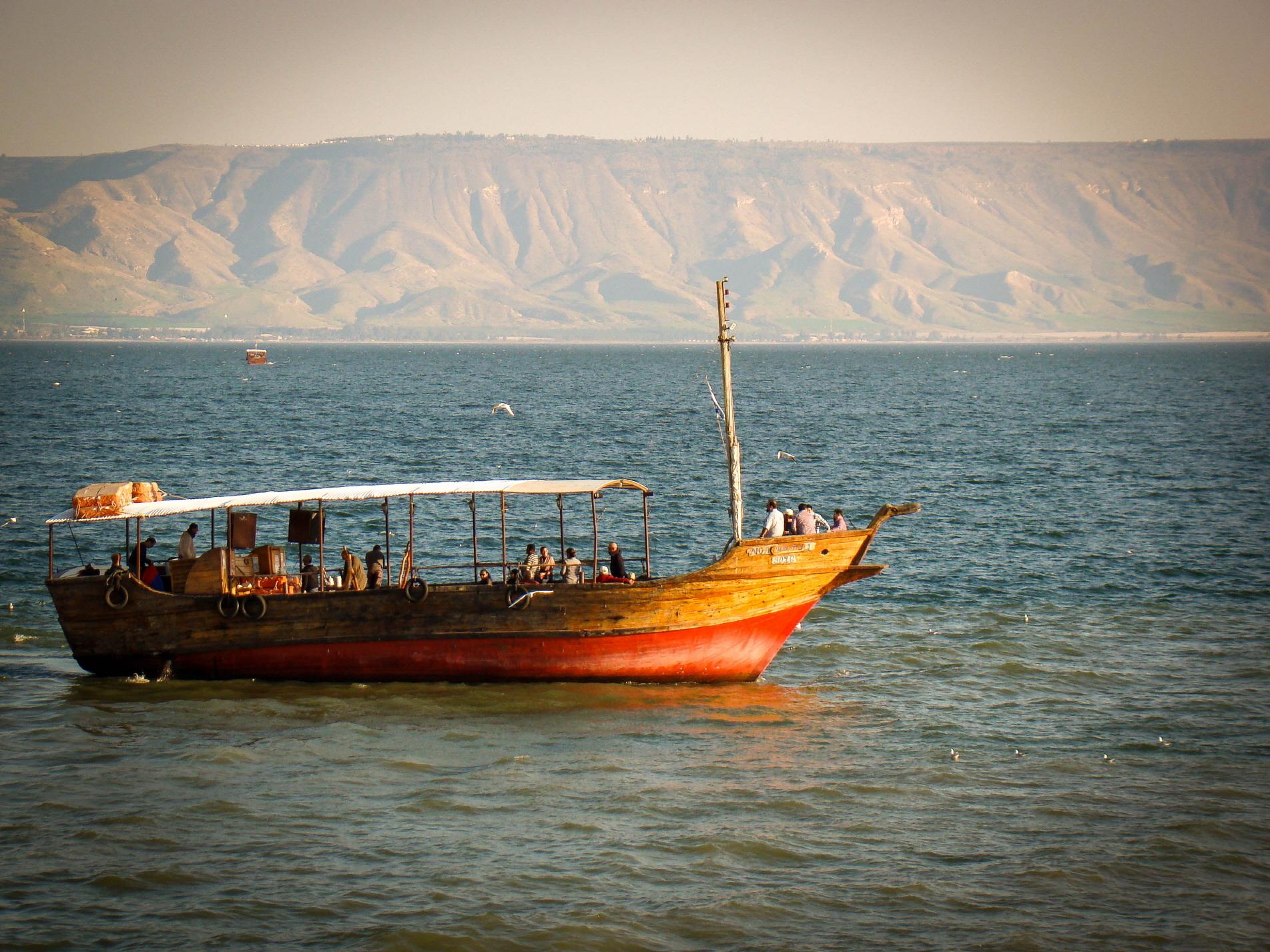 갈릴리호수 선상예배  Sea of Galilee