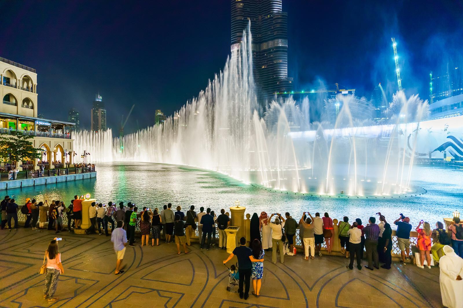 두바이 분수쇼  The Dubai Fountain Show